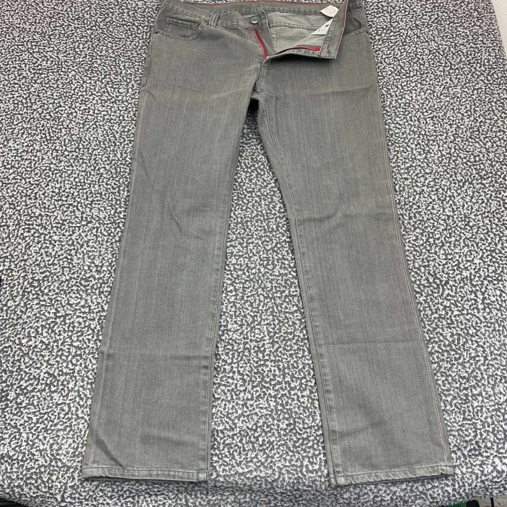 Active Ride Shop Jeans Men 36x33‎ Gray Classic Fit Denim Pants Outdoor Cotton